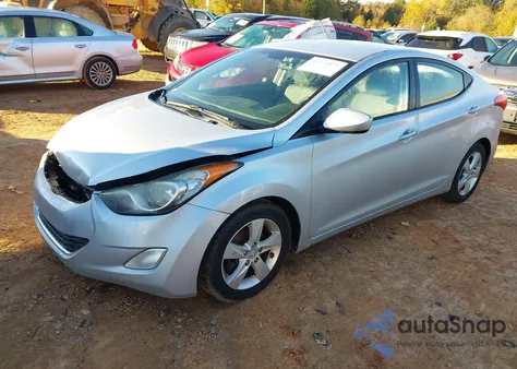 2013 Hyundai Elantra Gls from USA, damaged, VIN 5NPDH4AEXDH240533